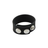 Love in Leather Black Pop Ring 